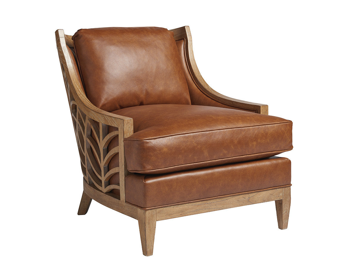 Los Altos Marion Leather Chair By Tommy Bahama