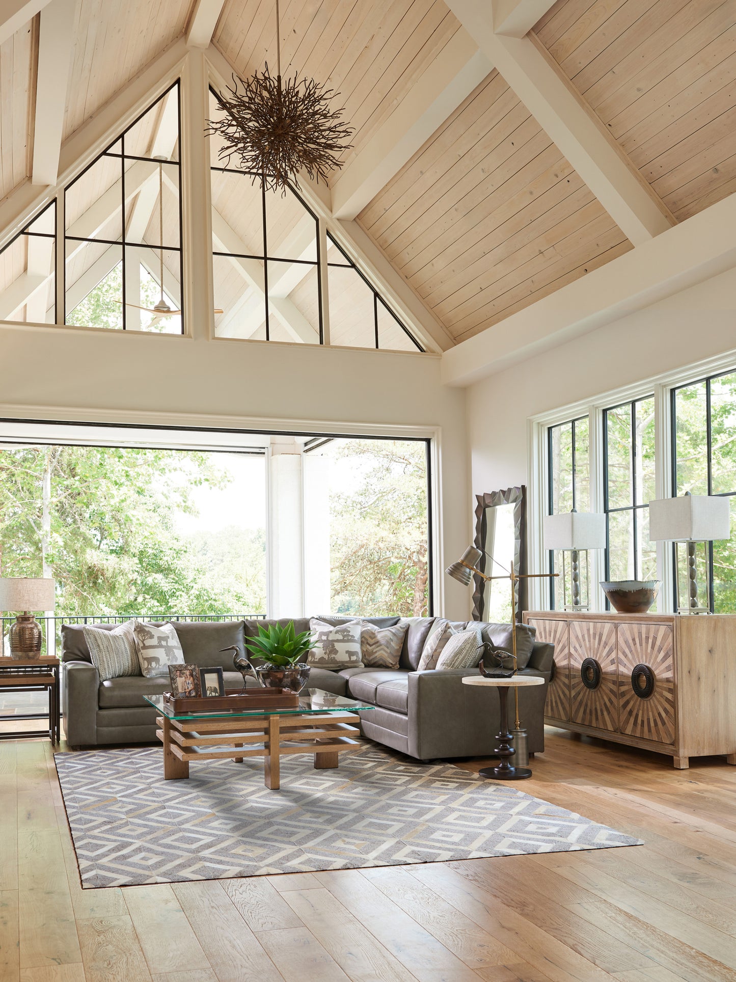 Los Altos Atherton Floor Mirror By Tommy Bahama