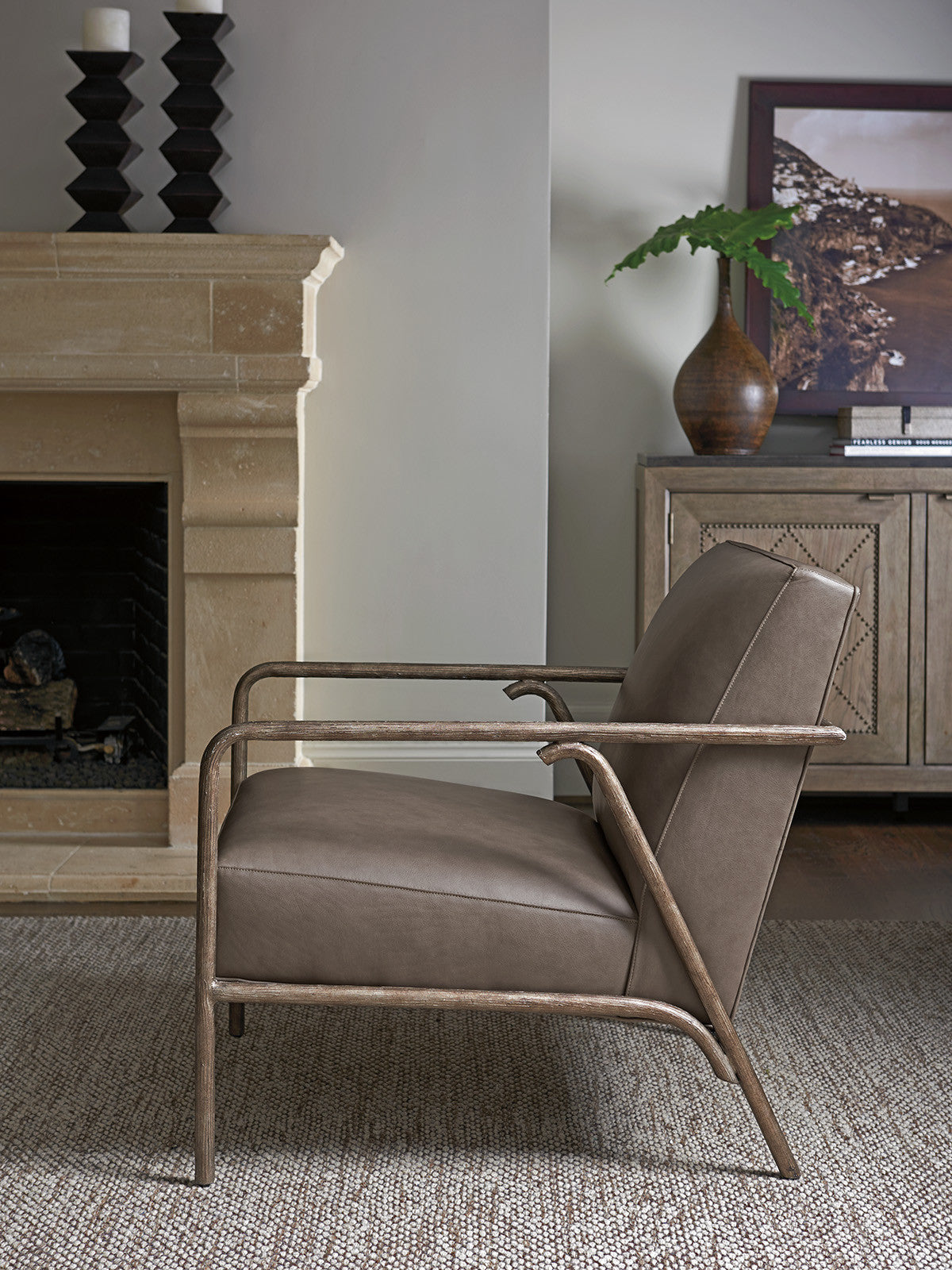 Cypress Point Griffen Leather Chair
