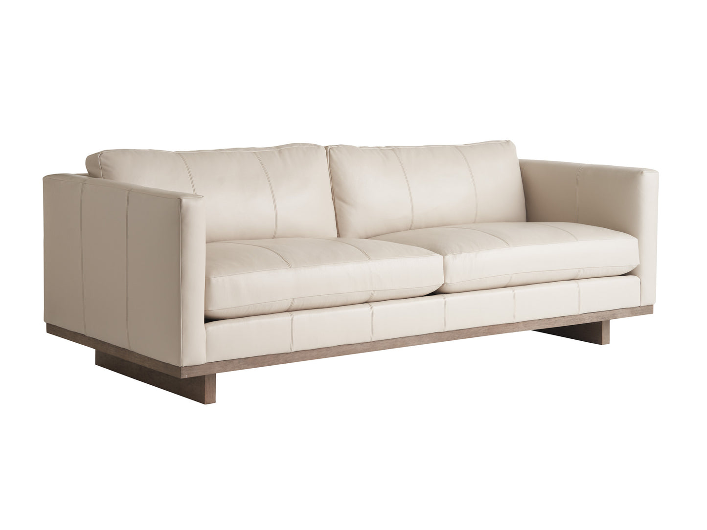 Sunet Key Brixton Leather Sofa By Tommy Bahama