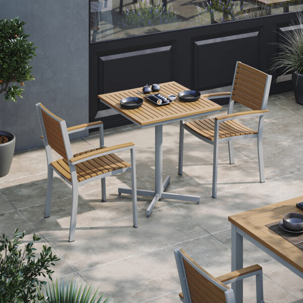 Mena 36" Square Bistro Table - Tekwood