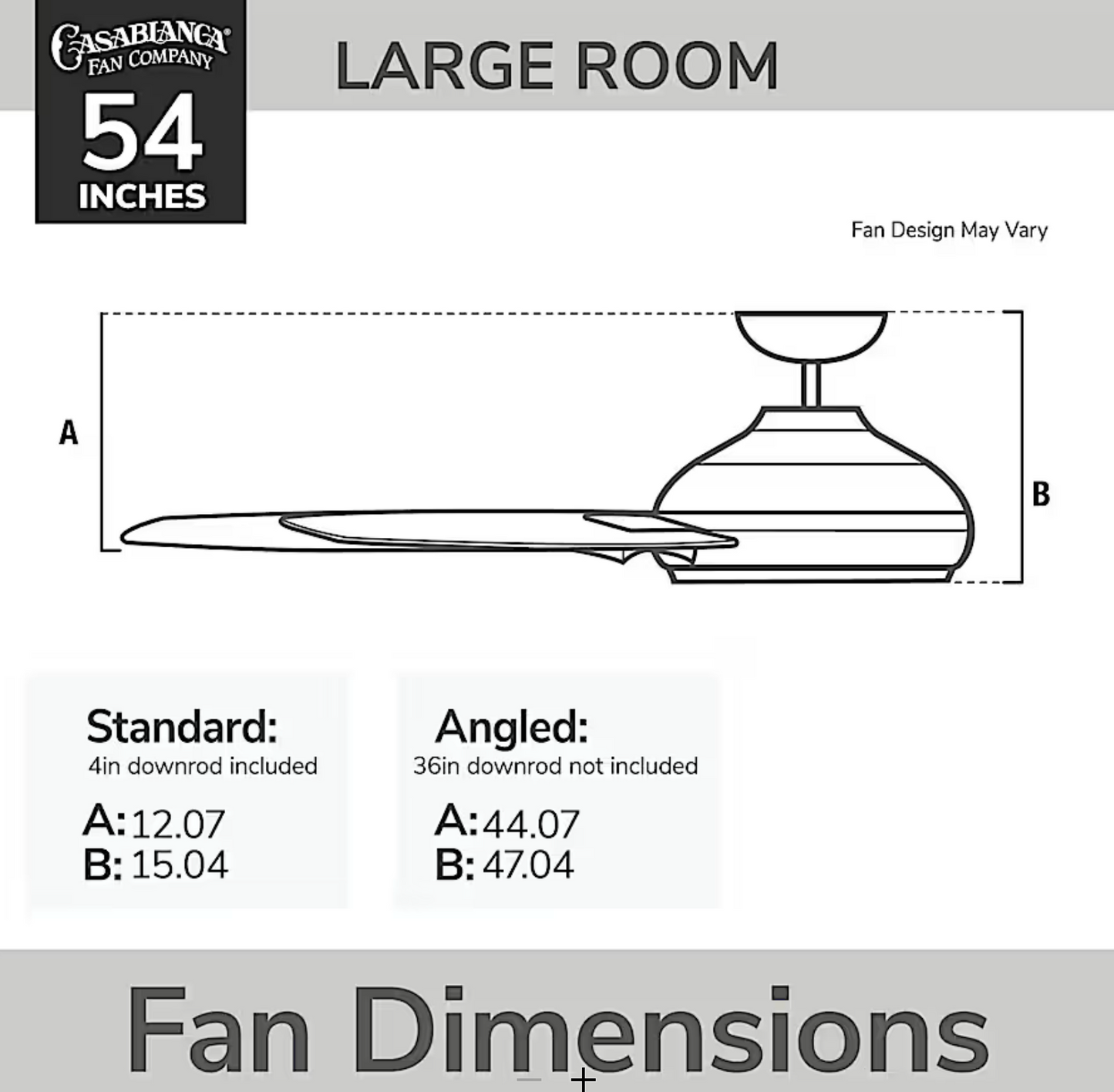 Hunter Casablanca Daphne with LED Light 54"