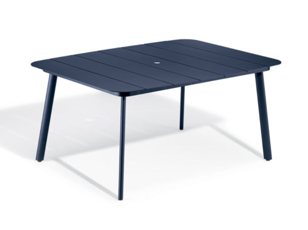 Eiland All-Aluminum 63" Rectangular Dining Table
