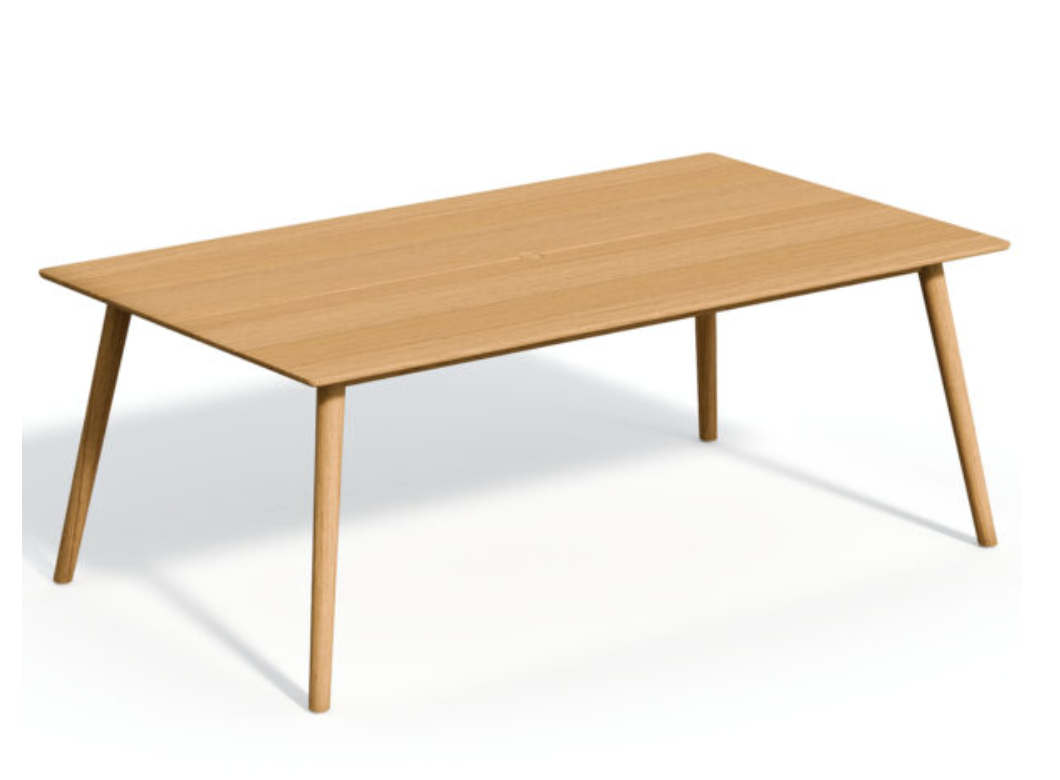 Tulle Teak 78" Rectangular Dining Table