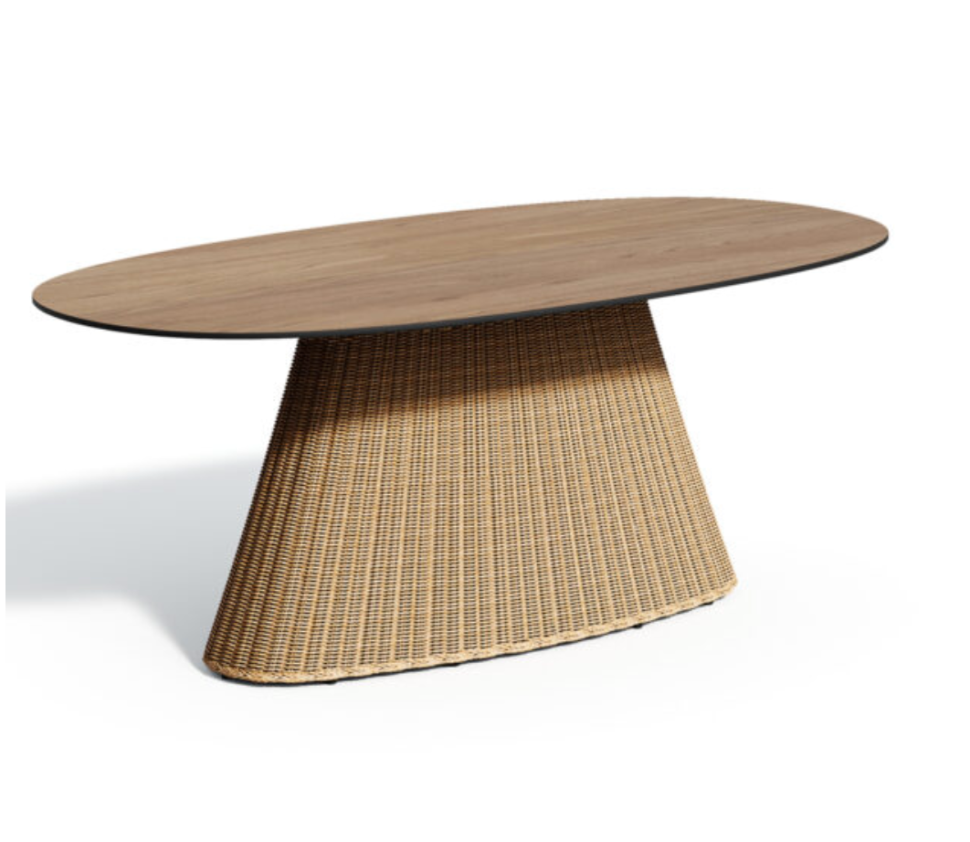 Tulle 76" Oval Dining Table - HPL
