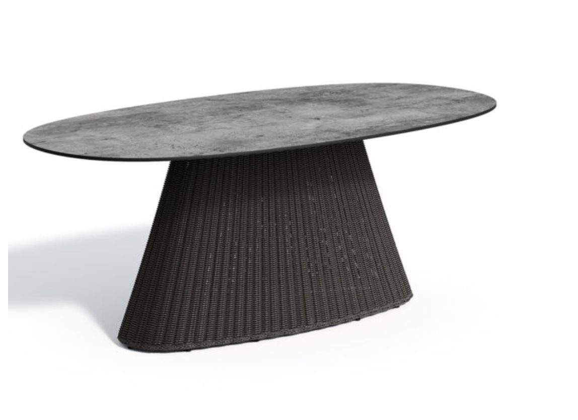 Tulle 76" Oval Dining Table - HPL