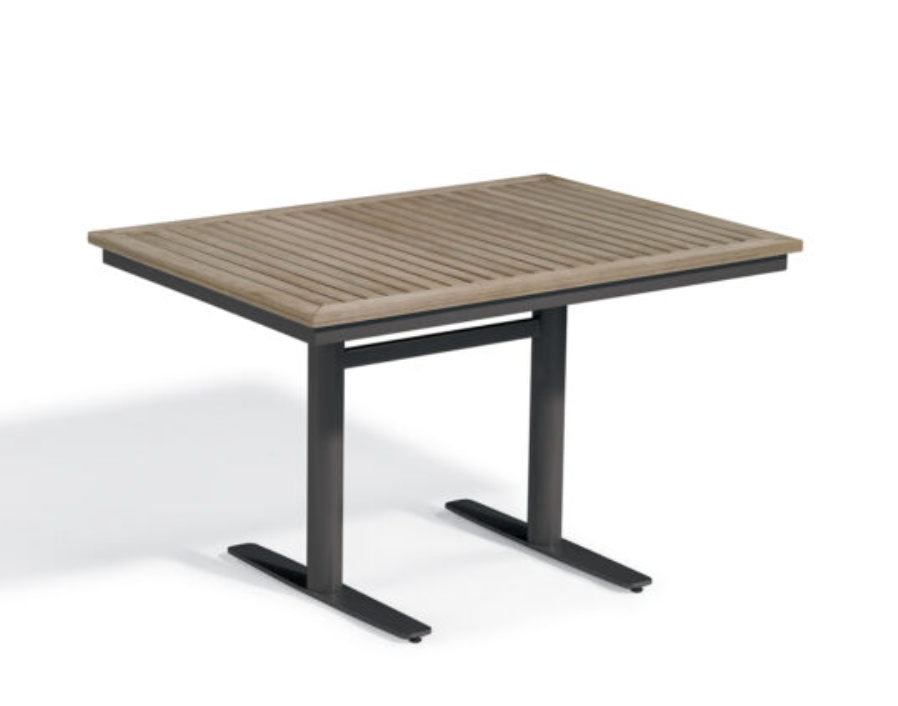 Travira 34"x48" Rectangular Bistro Table - Tekwood