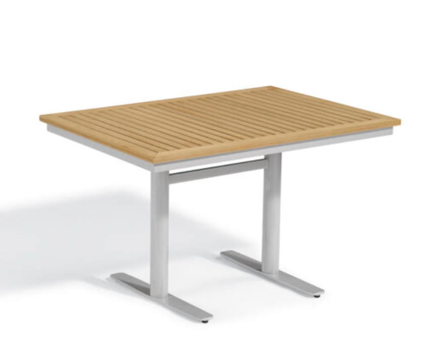 Travira 34"x48" Rectangular Bistro Table - Tekwood