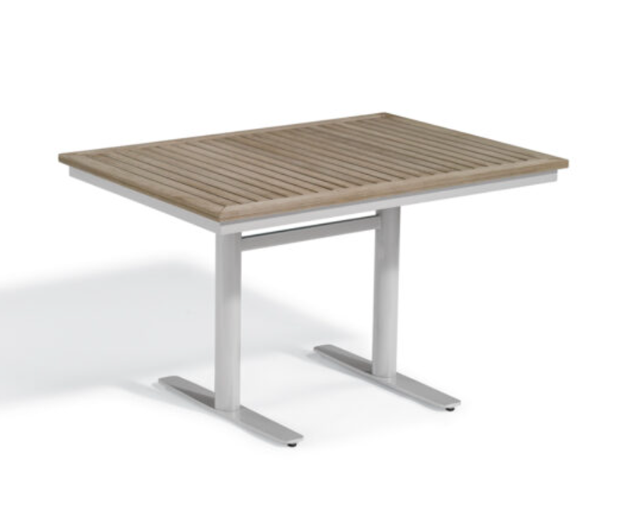 Travira 34"x48" Rectangular Bistro Table - Tekwood