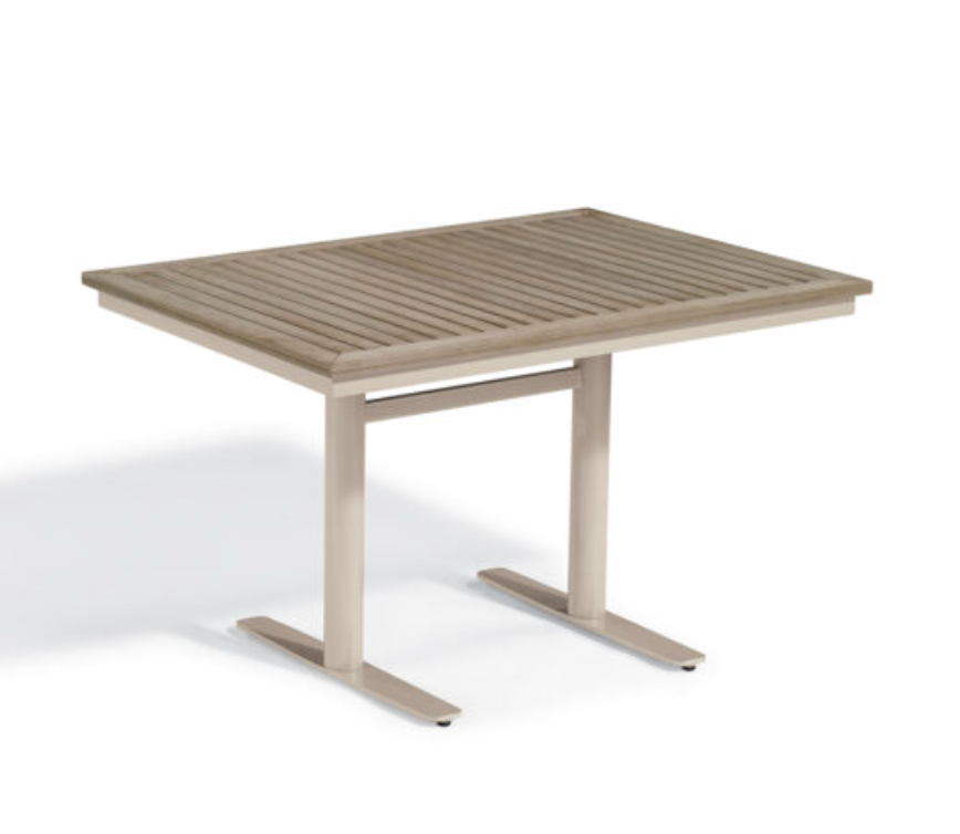 Travira 34"x48" Rectangular Bistro Table - Tekwood
