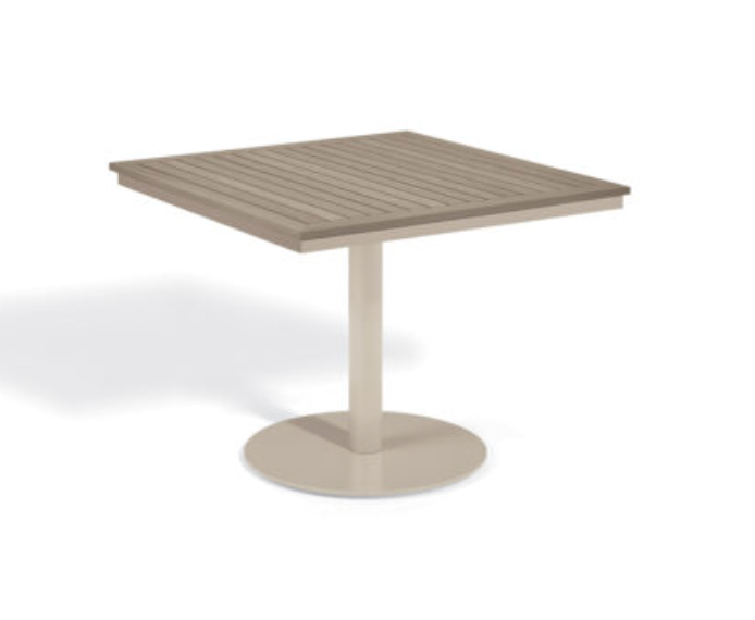 Travira 38" Square Bistro Table - Tekwood