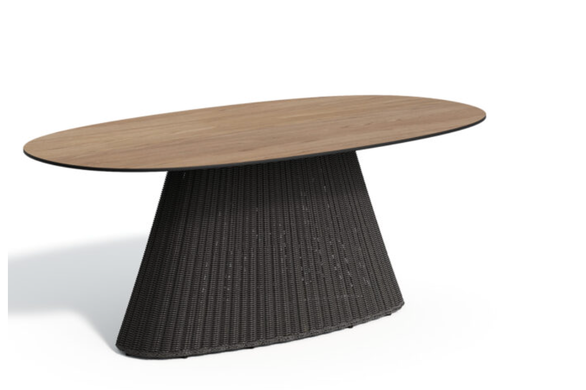 Tulle 76" Oval Dining Table - HPL