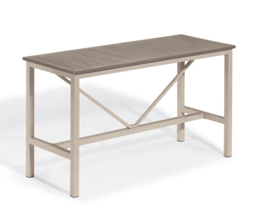 Travira 72" Rectangular Bar Table - Tekwood