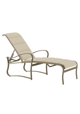 Shoreline Padded Sling Chaise Lounge