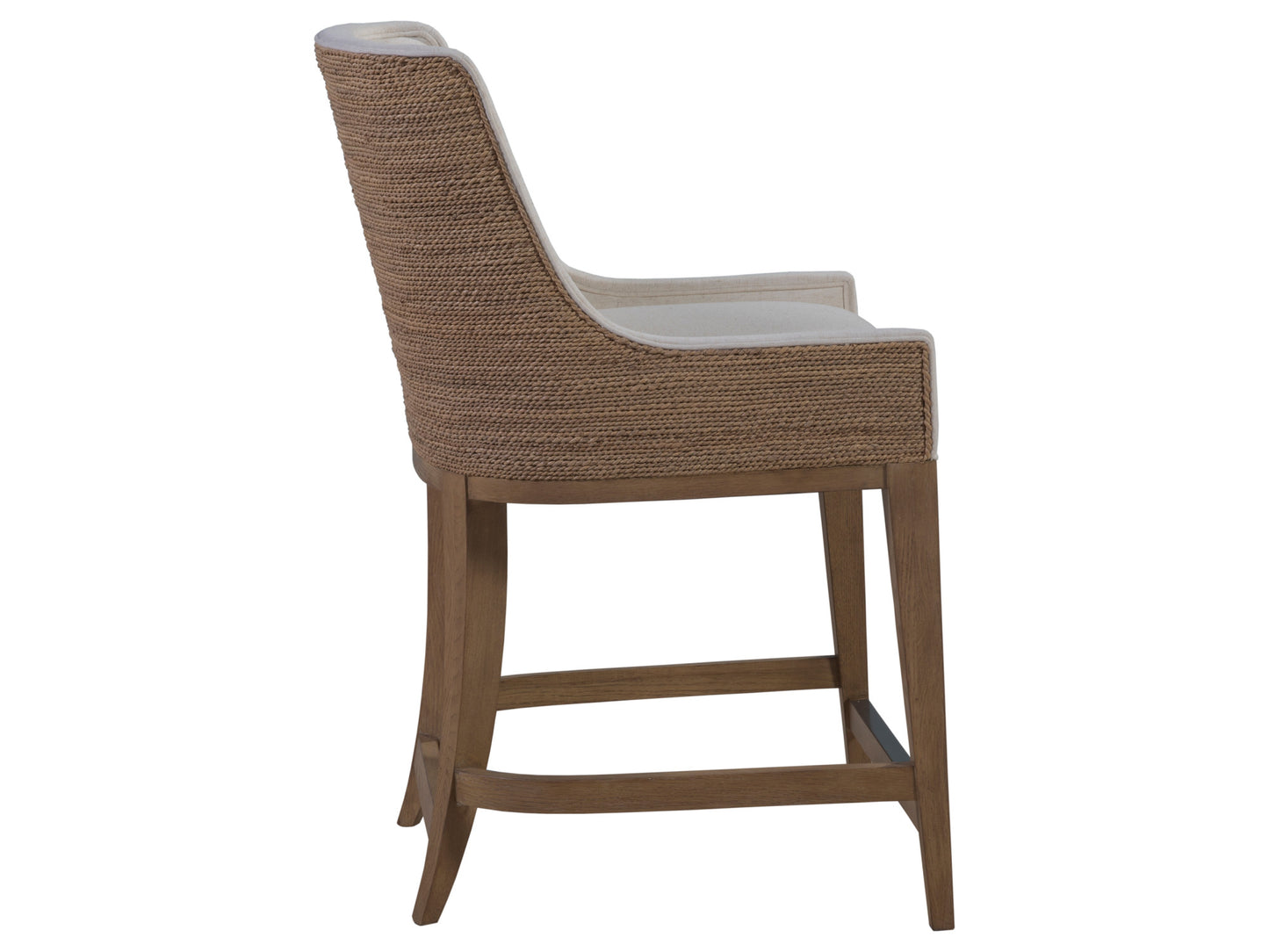 Simpatico Woven Back Counter Stool