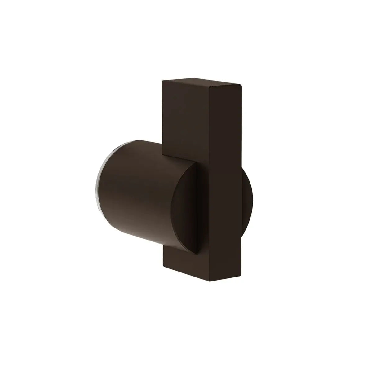 Arc Single Shower Door Knob; Glass Mounted Robe Hook