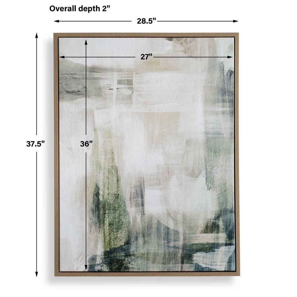 Subliminal Drift Framed Canvas