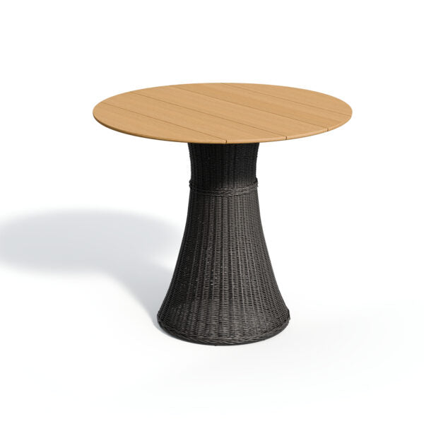 Tulle 48" Round Bar Table - Teak