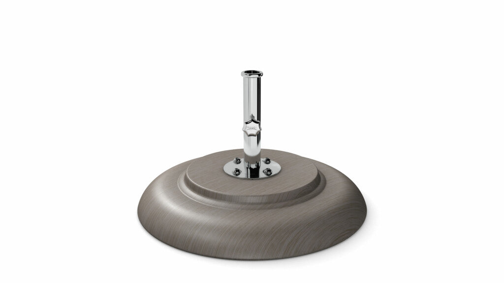 Tuuci Aluma-Crete Round Parasol Base for M1 Center Post Umbrellas -NO WHEELS