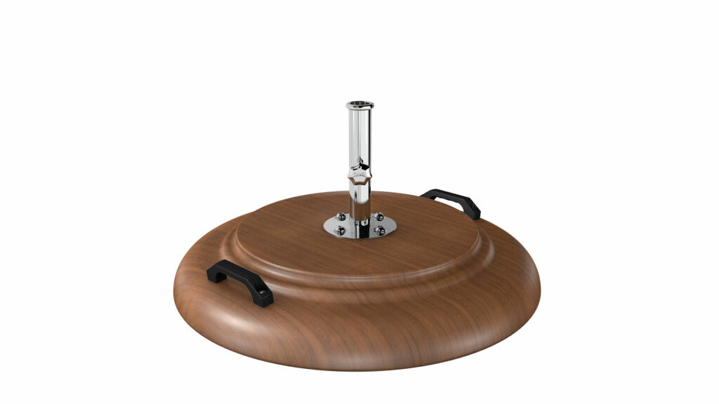 Tuuci Aluma-Crete Round Parasol Base -With LIFT HANDLES