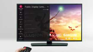 LG Commercial TV, 4K UHD SMART TV