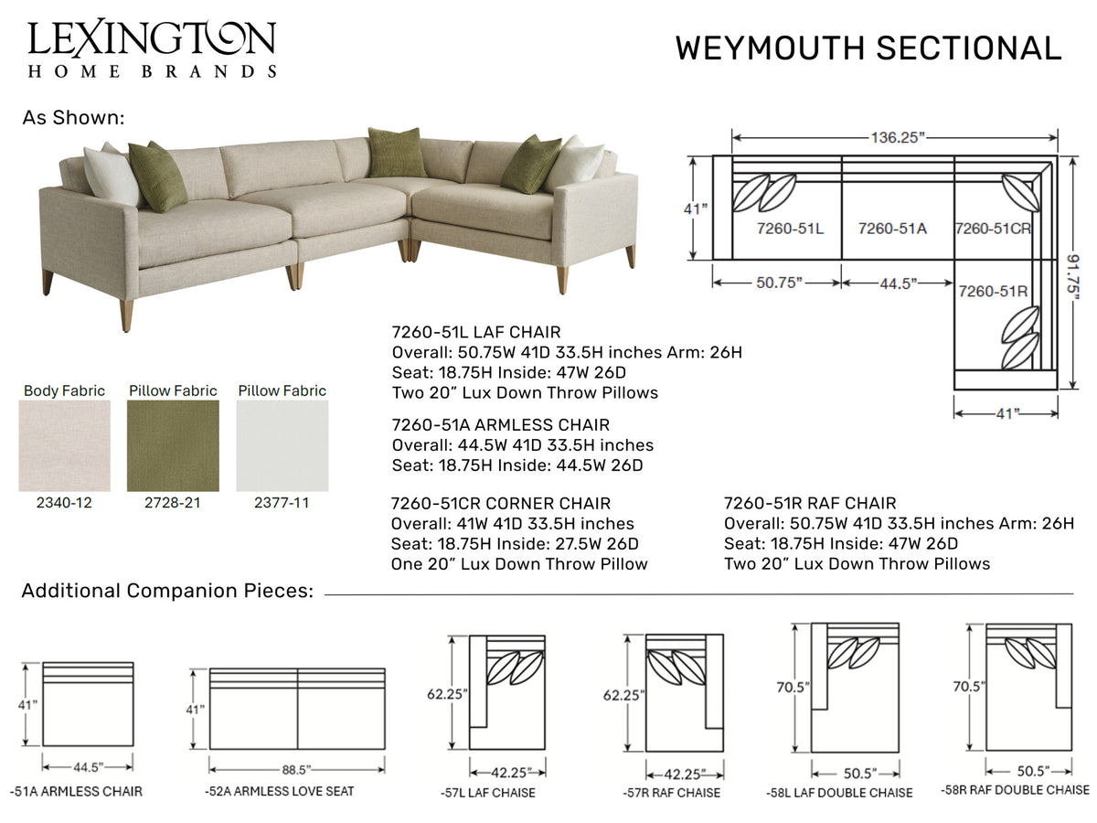 Weymouth Sectional