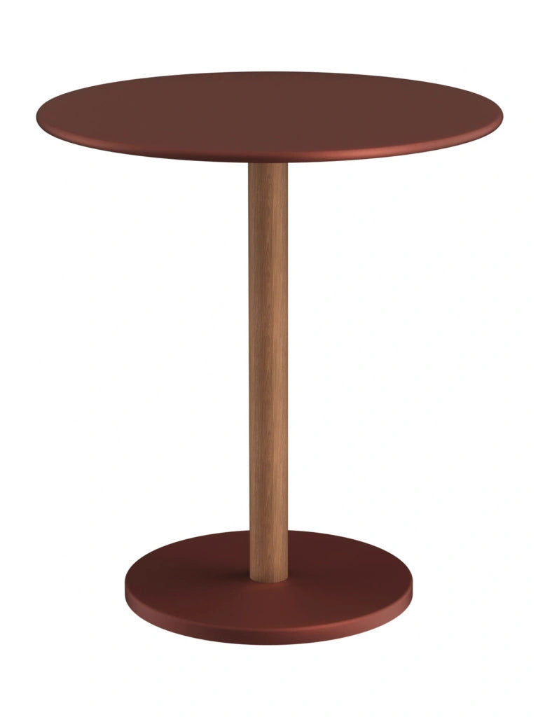 FLS Bergen 28” Round Dining Table – Aluminum