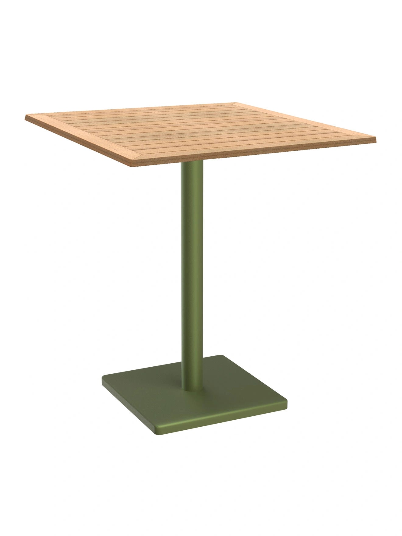 FLS Bergen Dining Table Square Aluminum