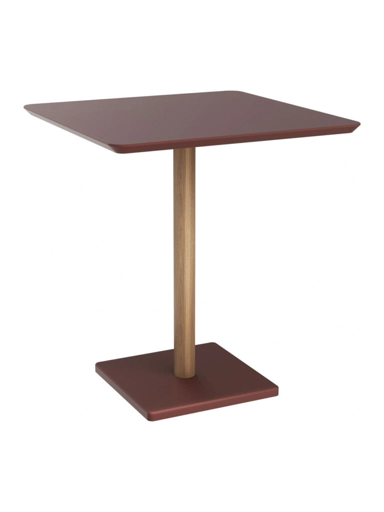 FLS Bergen Dining Table Square Aluminum
