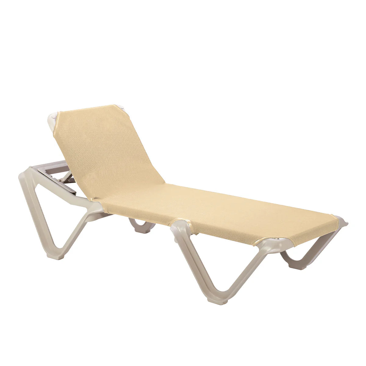 Grosfillex Nautical Chaise Lounge