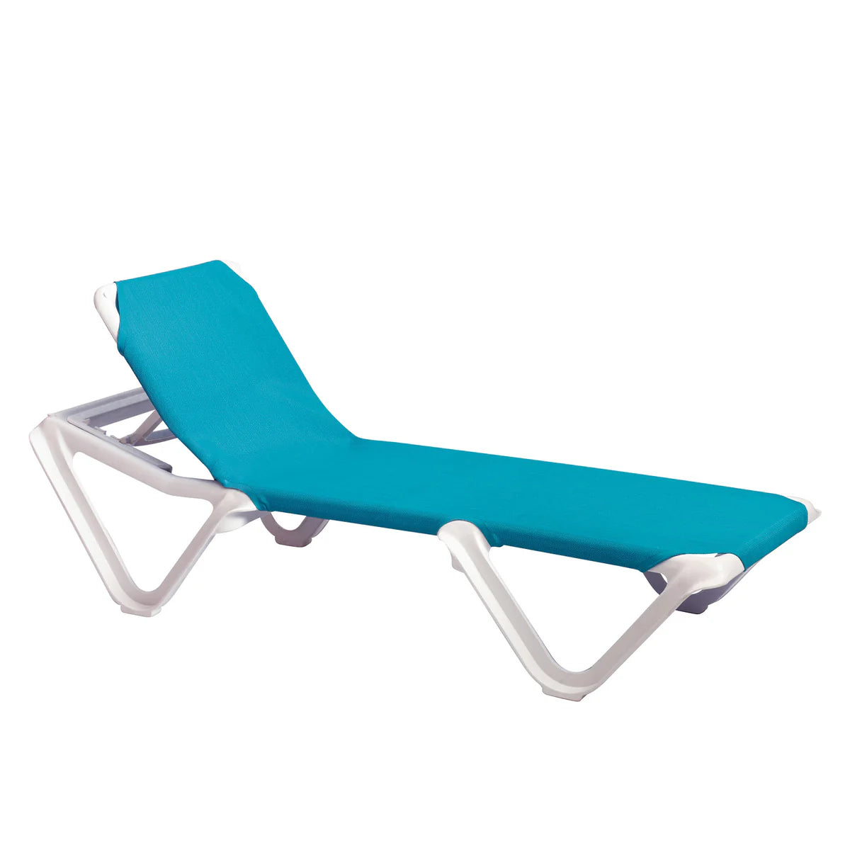 Grosfillex Nautical Chaise Lounge