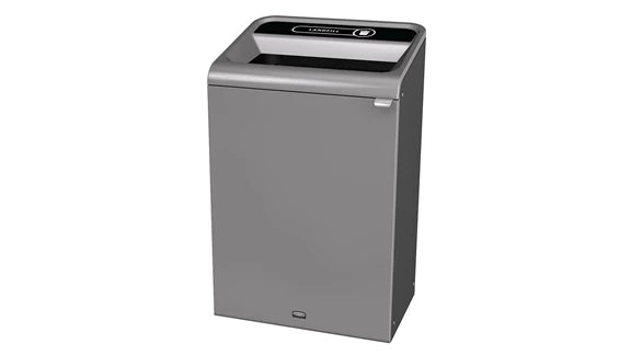 Rubbermaid Configure™ 1 Stream Landfill 45 Gal Gray Stenni