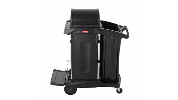34 Gal Vinyl Bag for Janitorial Cleaning Carts, Yellow