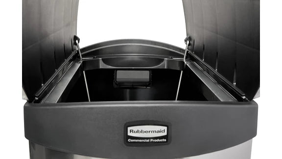 Rubbermaid Impressions™ 13 Gal Step-On Stainless Steel End Step Container