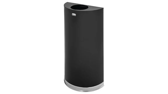 Rubbermaid Half Round Open Top Waste Container