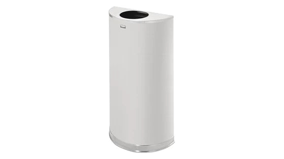 Rubbermaid Half Round Open Top Waste Container