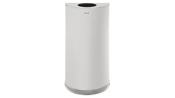 Rubbermaid Half Round Open Top Waste Container