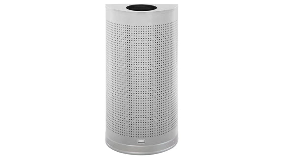 Rubbermaid Half Round Open Top Waste Container