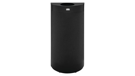 Rubbermaid Half Round Open Top Waste Container