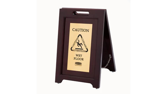 Rubbermaid Executive Series Caution Sign