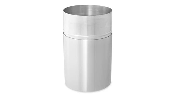 Rubbermaid Atrium® Open Top 21 Gal Plastic Liner Satin Aluminum