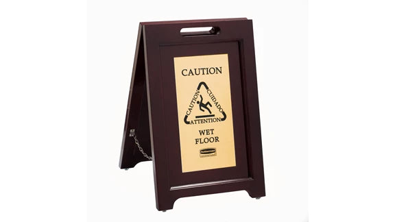 Rubbermaid Executive Series Caution Sign