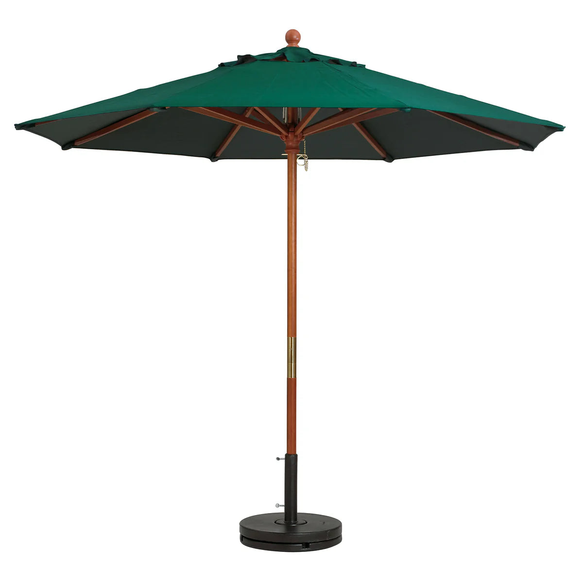 Grosfillex 9' Wooden Market Umbrella