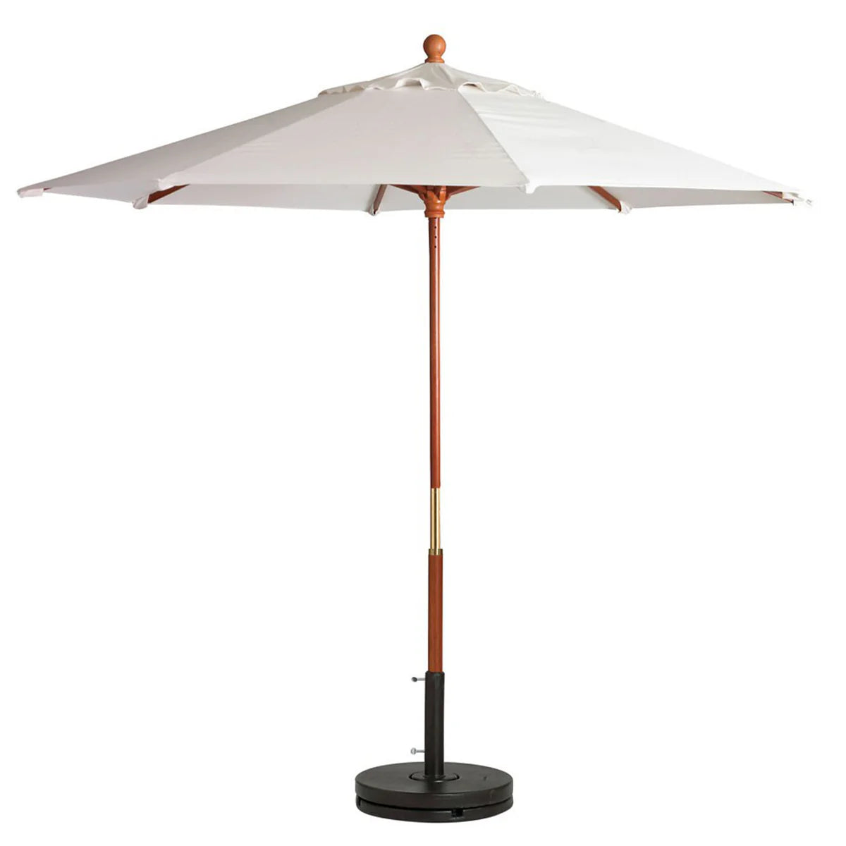 Grosfillex 9' Wooden Market Umbrella