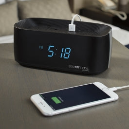 Conairtime® Digital Alarm Clock with Dual USB Charging Ports