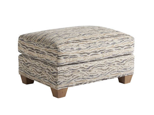 Los Altos Barton Ottoman By Tommy Bahama