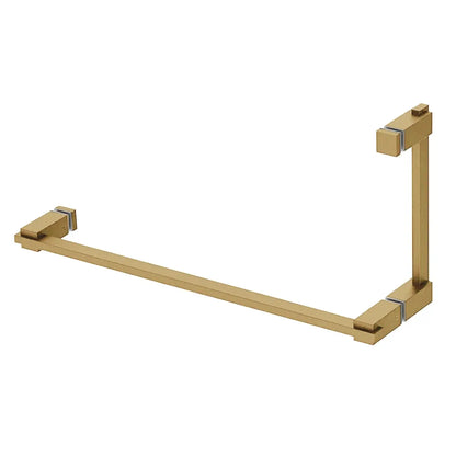 1948 Offset Shower Door Handle and Towel Bar Combination 8" x 24"