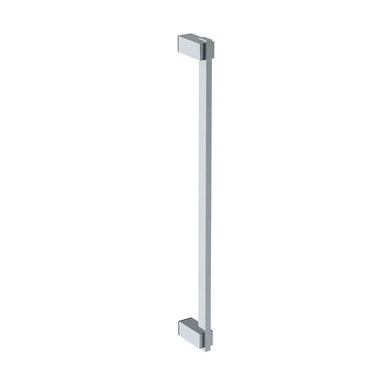 1948 Single Shower Door Handle; Glass Mounted Towel Bar 8"