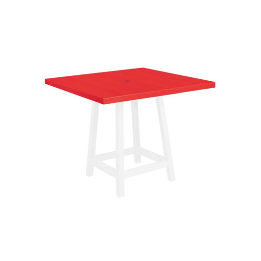 40" Square Pub Table Top w/ Hole