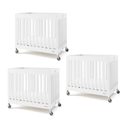 Boutique Compact Folding Wood Crib